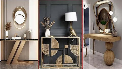 Modern Console Table Design 2025 Entryway // Console Table Design for Home Decor