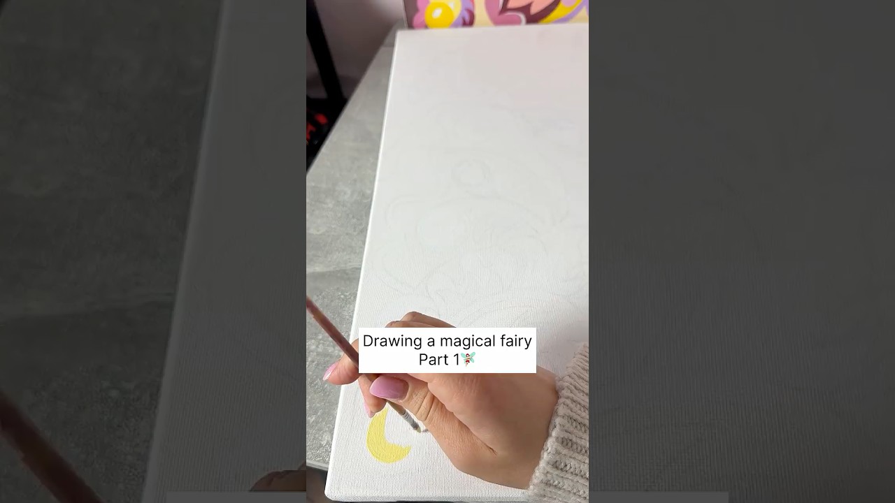 Painting a Magical Fairy in Samchikivka Style (Part 1) | Acrylic Art Process | WIP