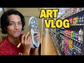 CUSTOM VANS SHOES! 🎨 ART VLOG 4