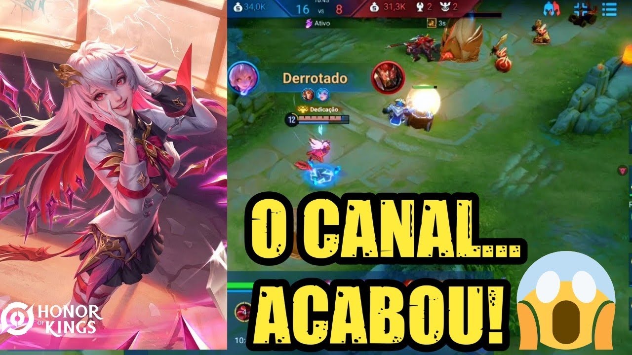 O CANAL... ACABOU! 😱 + Novo canal anunciado! 🔥#honorofkings #hok