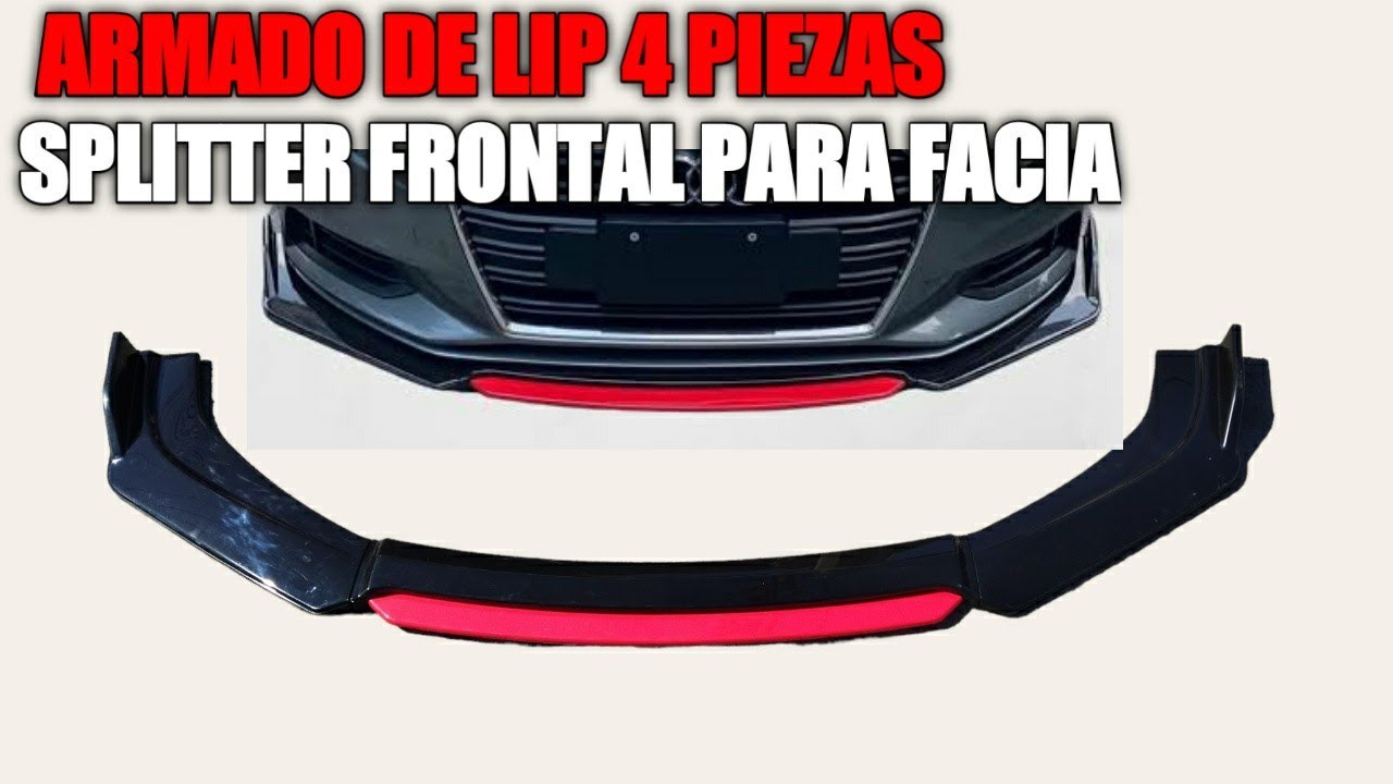 LIP FRONTAL 4 PIEZAS/ SPLITTER YouTube