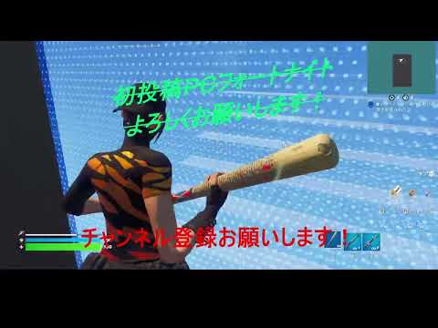 ＰＣフォートナイト初投稿！よろしくお願いします。