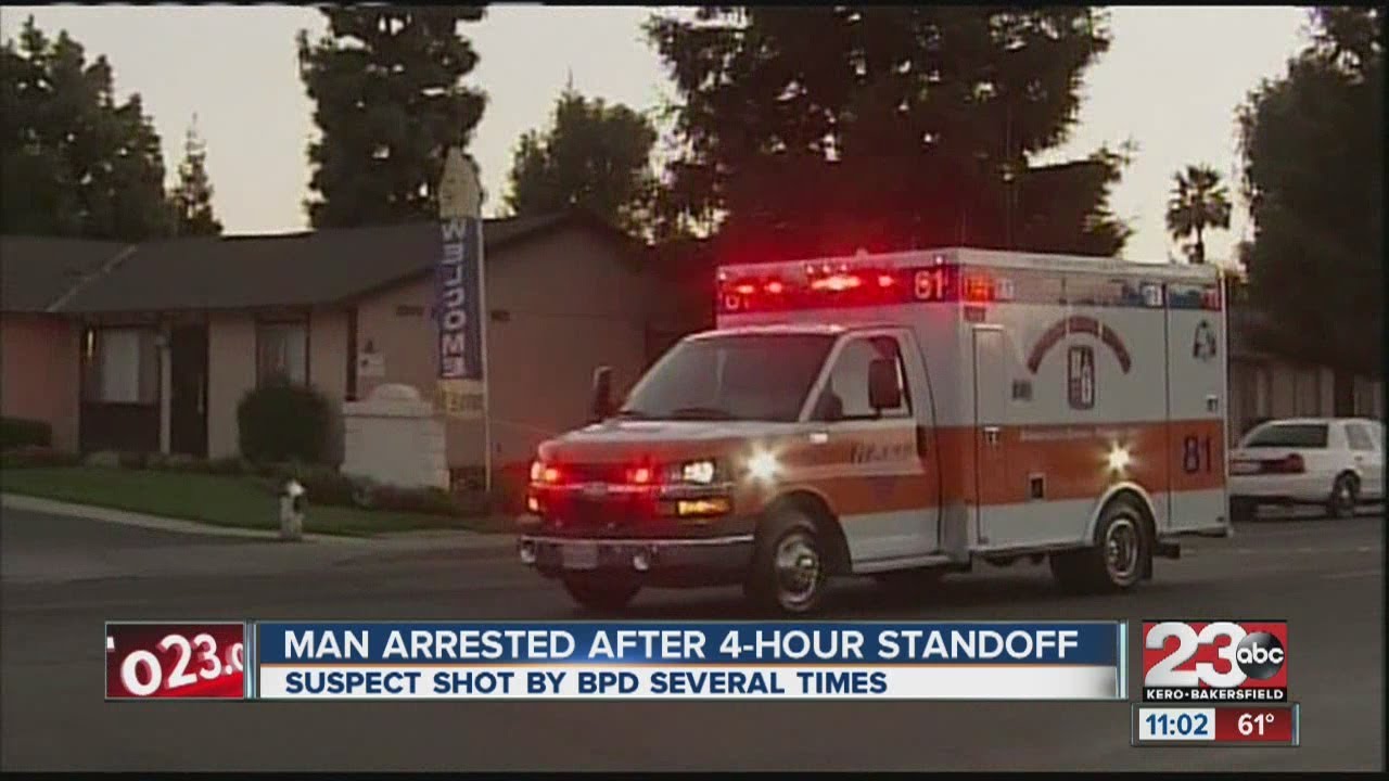 Man arrested after 4 hour standoff - YouTube