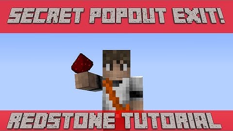 Minecraft - Secret Popout Exit!
