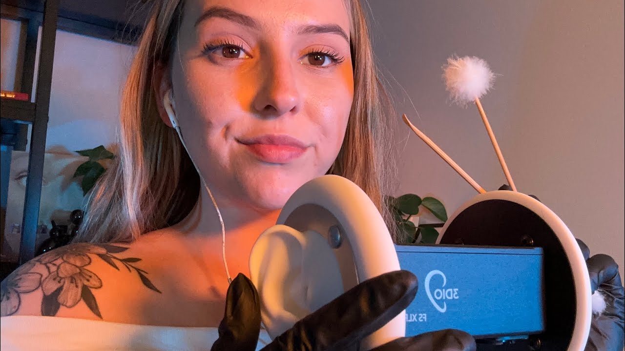 🧼 ASMR: невероятно приятная чистка ушей