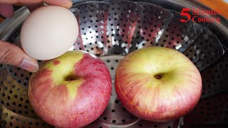 Just Add Eggs With Apple It&#39;s So Delicious/ Simple Breakfast Recipe/ Tasty Snacks