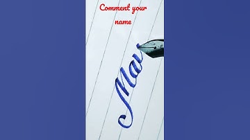 how to write in cursive writing maya.🖋🖊