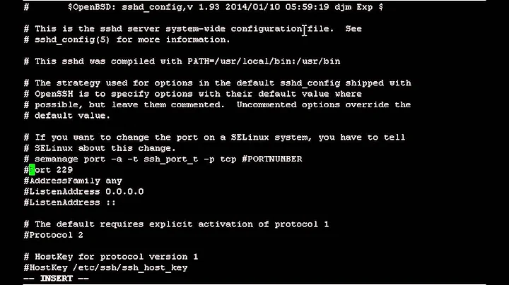 Change SSH Port Linux