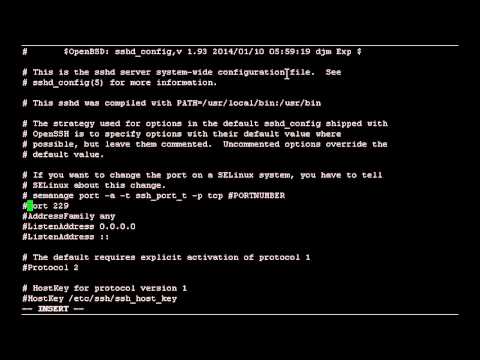 Change SSH Port