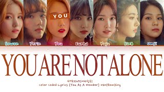 GFRIEND(여자친구) 'You Are Not Alone' - You as a member [Karaoke Ver.] || 7 Members Ver. || REQUESTED