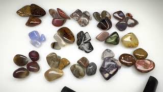 Rock Tumbling a Variety of Agates and More!  Start to Finish
