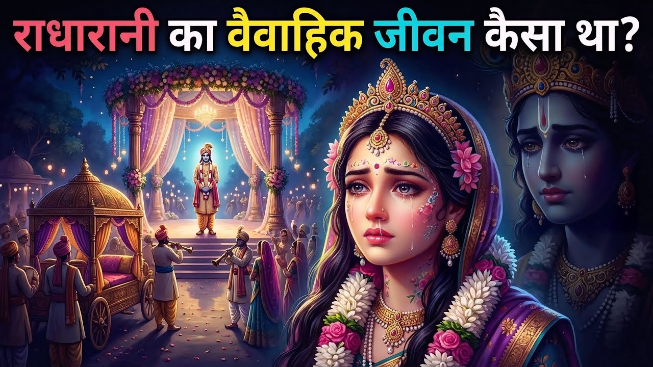 जानिए राधारानी का वैवाहिक जीवन कैसा था? KNOW WHAT RADHA RANI’S MARRIED LIFE WAS? @TheDivineTales 