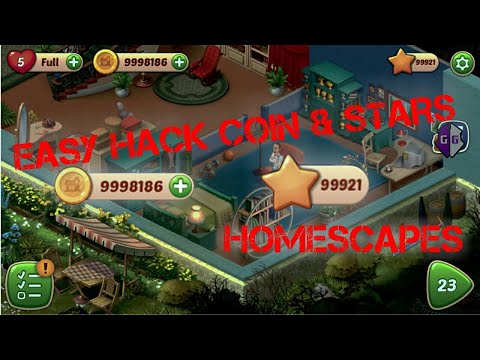 Homescapes Easy Hack Star And Coin | Gameguardian