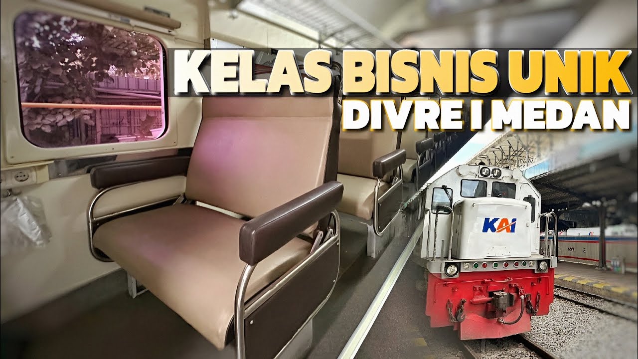 PERTAMA KALI NAIK KERETA UNIK INI 😱 Sisa Kejayaan Kelas Bisnis Sribilah Utama Medan - Rantau Prapat