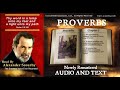 20  livre des proverbes  lu par alexander scourby  audio et texte  gratuit sur youtube  dieu est amour