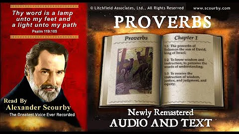 20 | Book of Proverbs | Read by Alexander Scourby ...