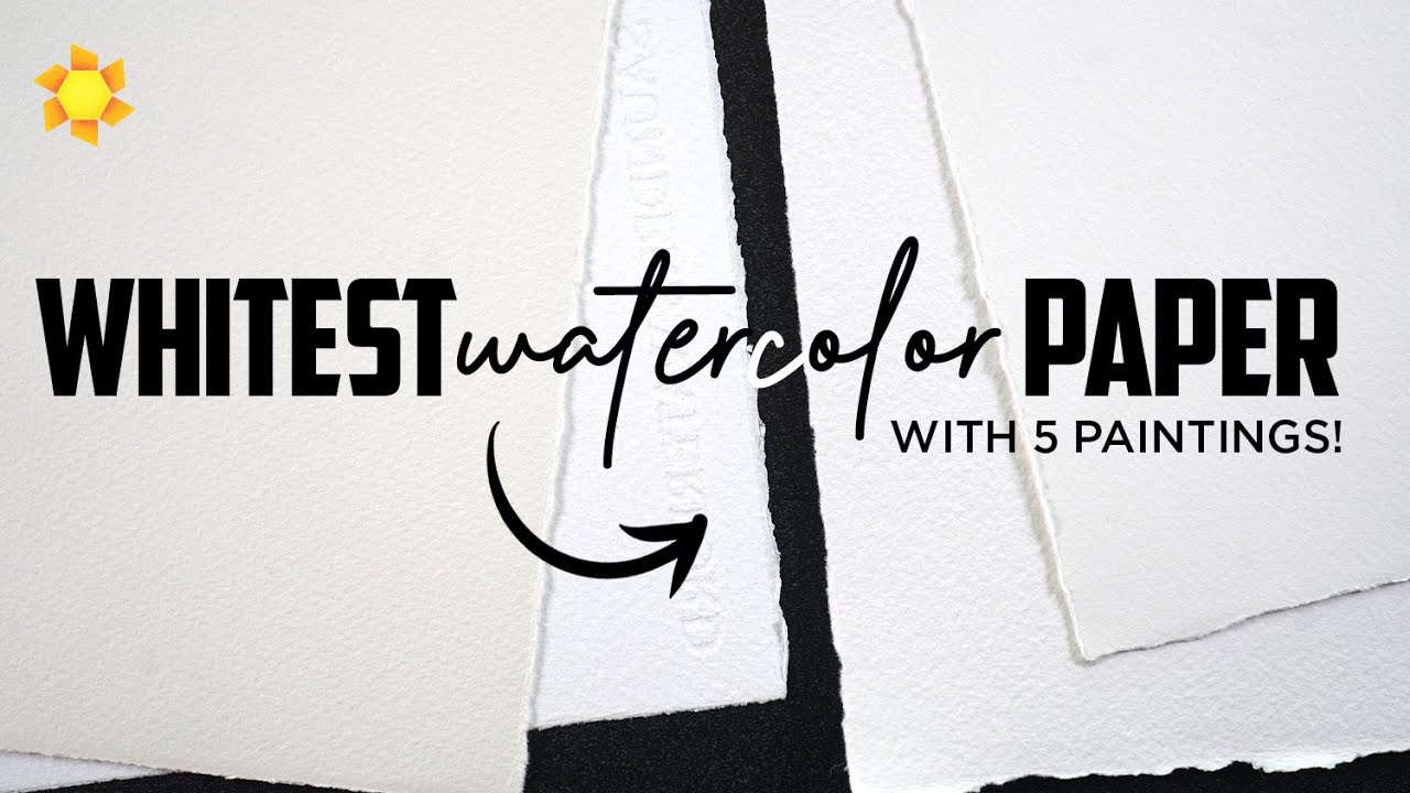 The whitest watercolor paper - And 5 paintings! 