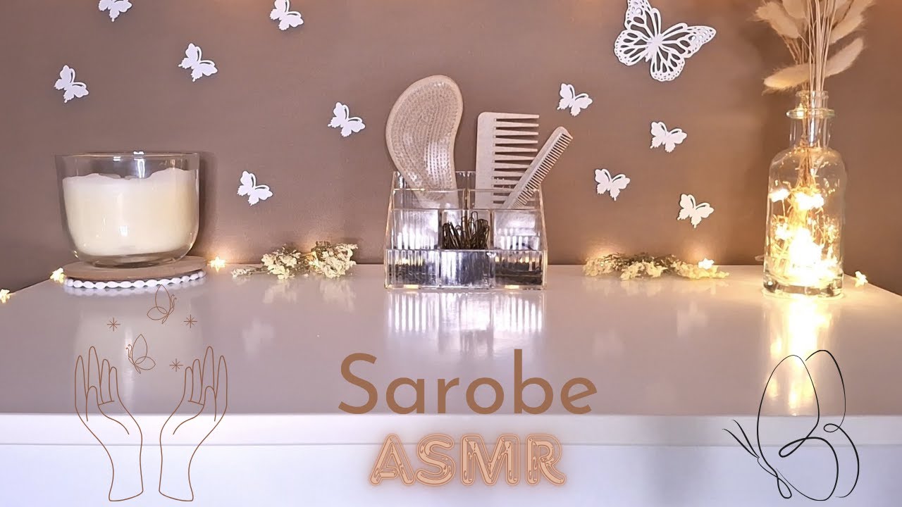 ASMR Relájate mientras peino al hada de las mariposas (solo sonidos)