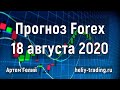 Прогноз форекс на 18 августа 2020