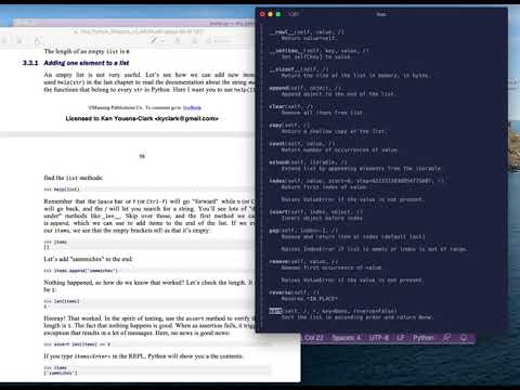 Tiny Python Projects: Ch 3 Pt 4 (Adding an item to a list)