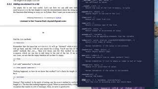 Tiny Python Projects: Ch 3 Pt 4 (Adding an item to a list)