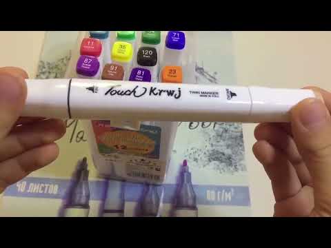 распаковка, подарка маркеры для скетчинга как рисовать, tutorial, process, рисование, маркеры, копик