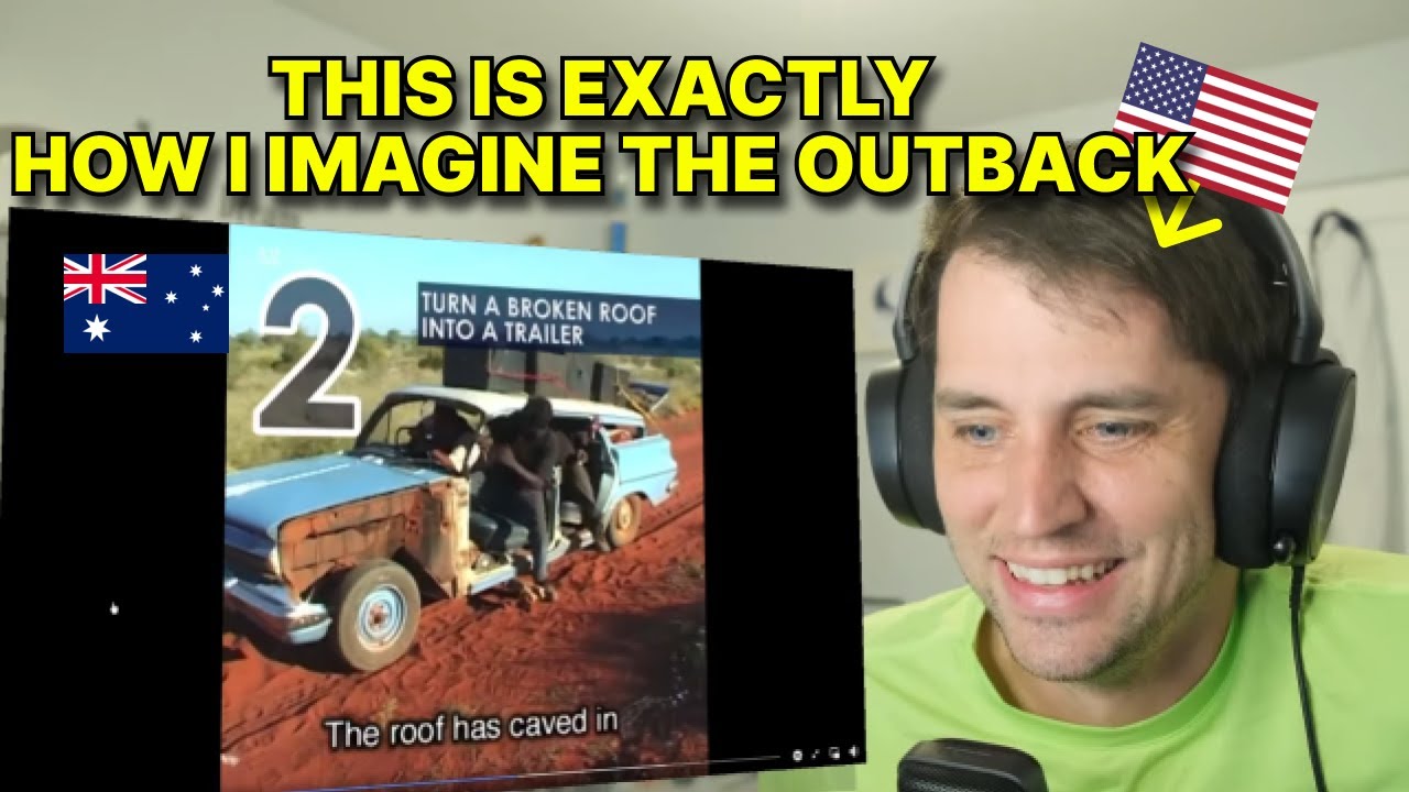 American reacts to Austalia's BEST old TV show?