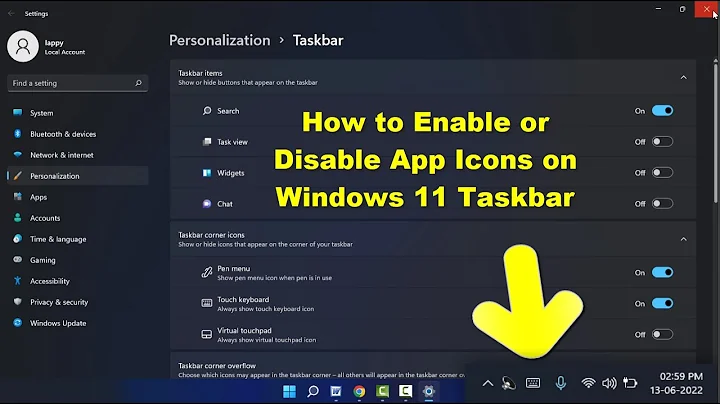 How to Add or Remove App Icons on System Tray in Windows 11