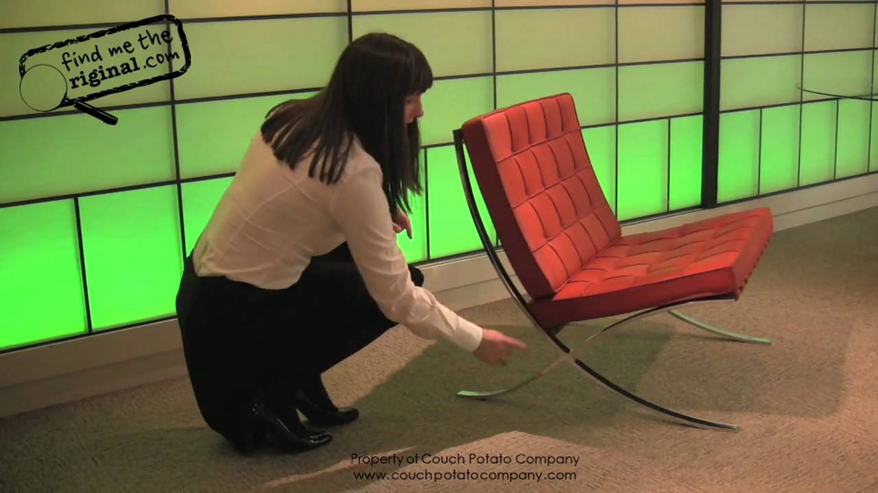 Mies Van Der Rohe Barcelona Chair by Find Me The Original - YouTube