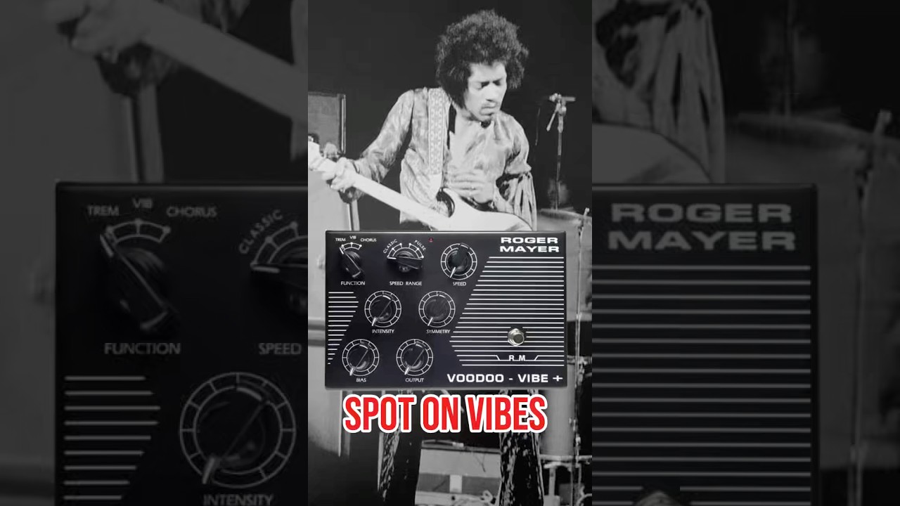 Roger Mayer Vibe Has The Hendrix Throb 🎸 #jimihendrix #bluesrock