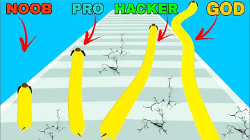 NOOB VS PRO VS HACKER VS GOD in Sausage Dog
