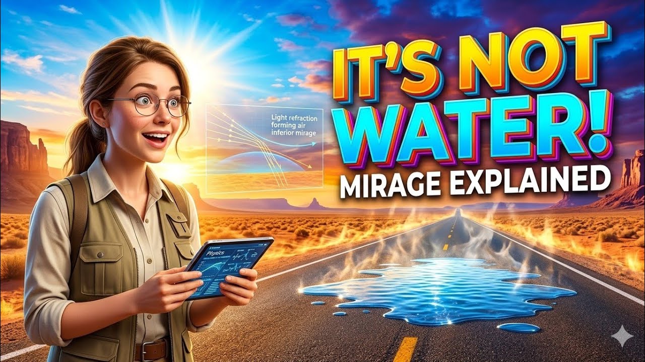 Why Hot Roads Look Wet (Mirage Explained)