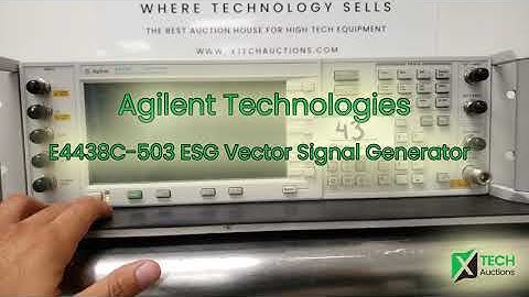 Agilent Technologies E4483C-503 ESG Vector Signal Generator
