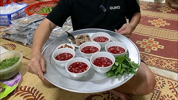 Đánh tiết canh vịt khi hãm bằng chanh#goica #food #tuyenanngon #cuocsong