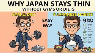 Why Japan Stays Thin Without Gyms or Diets — 9 Habits That Actually Work