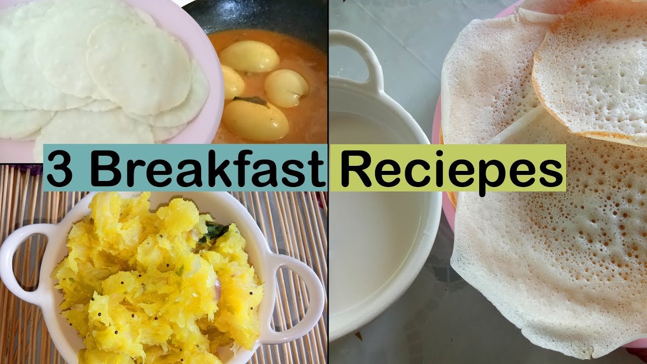 3 Breakfast Recipes YouTube
