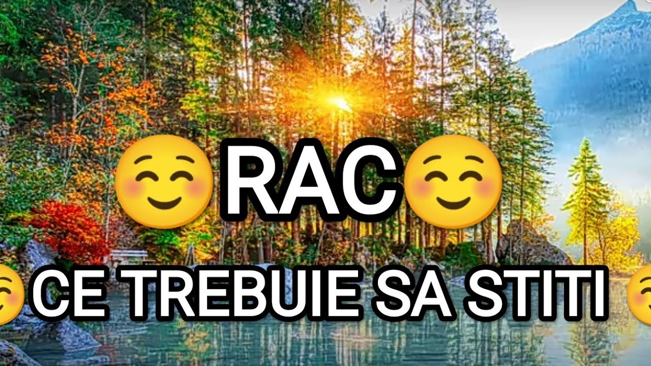 Imagine Cu Rac ☺️RAC☺️CE TREBUIE SA STITI ☺️#tarot #rac - YouTube