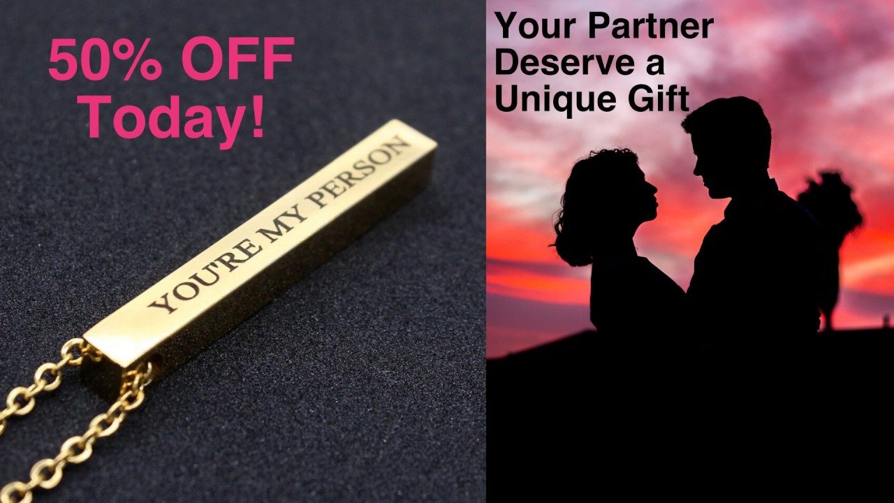 Perfect Gift for Couples | Customizable Necklace - YouTube