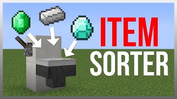 Minecraft 1.12: Redstone Tutorial - Item Sorter (Hidden)