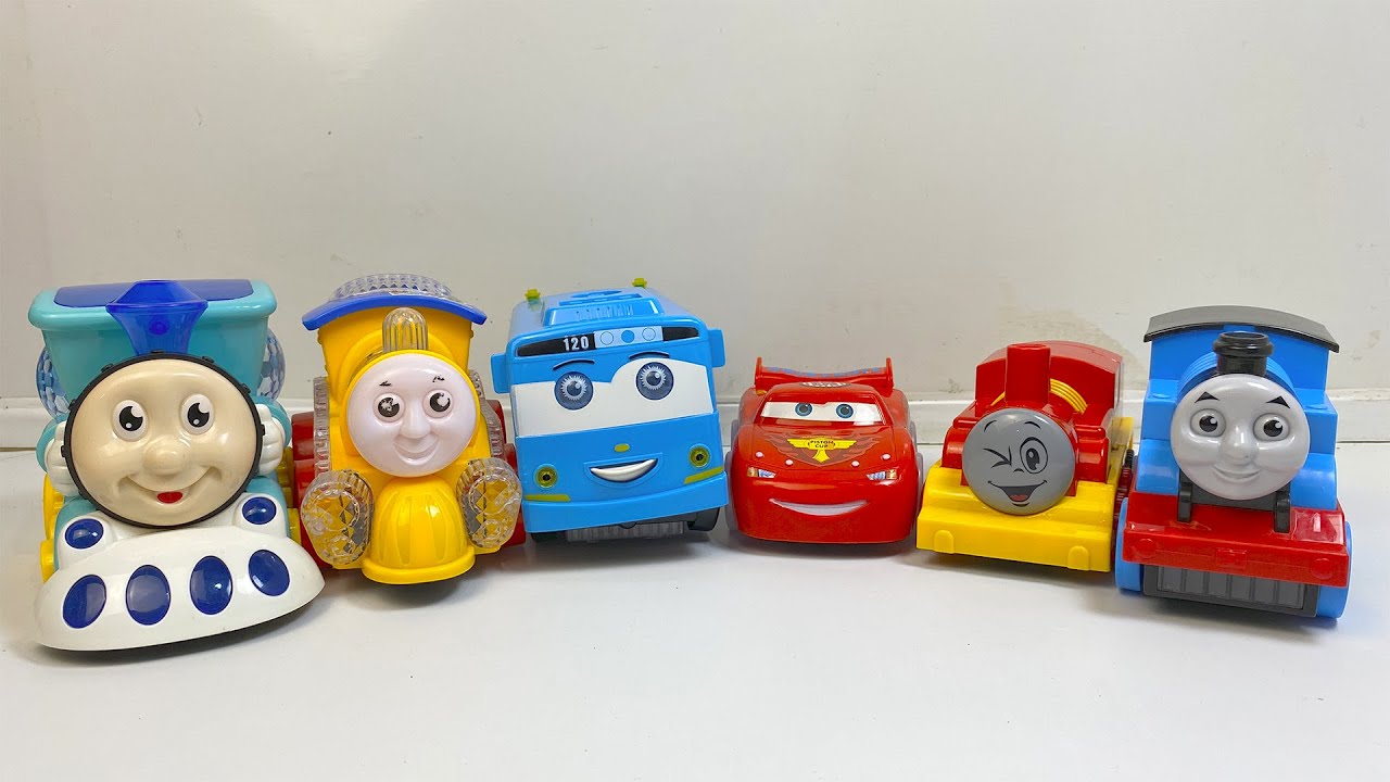 Satisfying with Unboxing HABA Transport Vehicles Thomas Train Ambulance Fire Truck Rescue | ASMR