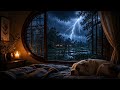Rain Sounds on the Window 🌧️ Deep Sleep &amp; Stress Relief