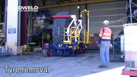 TH15000 Workshop Tyre Handler Trial 2015