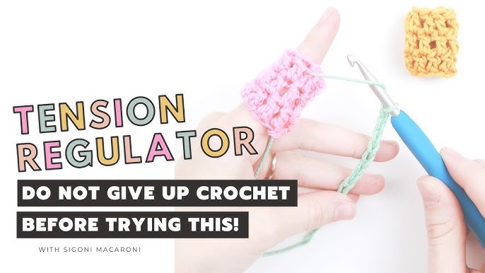 How to use a crochet yarn tension guide ring 😍These rings are free ri, Crochet Yarn