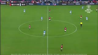 Creation and use of space first touch ahead of the ball