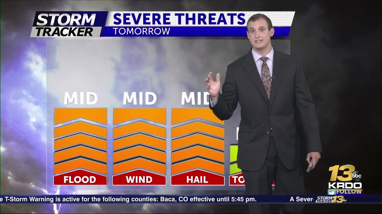 Strong to Severe Storms for Sunday - YouTube