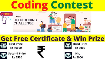 Top Free Coding challenge 2020 With Free Certificate | Win Prize