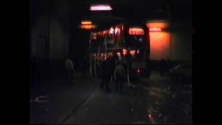 London Transport Buses 1986-Last Night at Edmonton Bus Garage, Routemasters & Metrobuses