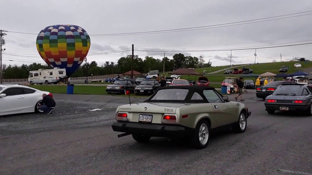 Driving Onto the Field of the 2017 Carlisle Import and Performance Nationals