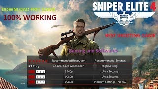 Download "Sniper Elite 4" for free with high speed very easy way screenshot 5