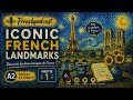 Learn French A2 🇫🇷 – Iconic French Landmarks (Episodes 1–3) | Easy French Listening